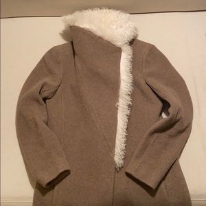 Theory Women’s Wool Peacoat Jacket, Toscana Hair